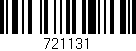 Código de barras (EAN, GTIN, SKU, ISBN): '721131'
