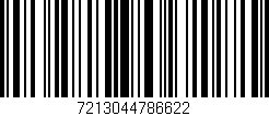 Código de barras (EAN, GTIN, SKU, ISBN): '7213044786622'