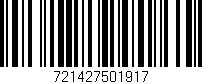 Código de barras (EAN, GTIN, SKU, ISBN): '721427501917'