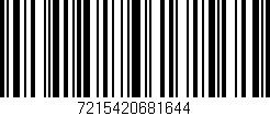 Código de barras (EAN, GTIN, SKU, ISBN): '7215420681644'