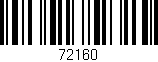 Código de barras (EAN, GTIN, SKU, ISBN): '72160'