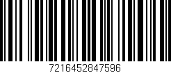 Código de barras (EAN, GTIN, SKU, ISBN): '7216452847596'