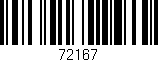 Código de barras (EAN, GTIN, SKU, ISBN): '72167'