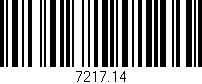 Código de barras (EAN, GTIN, SKU, ISBN): '7217.14'