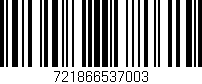 Código de barras (EAN, GTIN, SKU, ISBN): '721866537003'