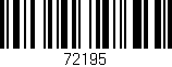 Código de barras (EAN, GTIN, SKU, ISBN): '72195'