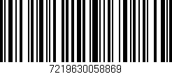 Código de barras (EAN, GTIN, SKU, ISBN): '7219630058869'