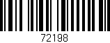 Código de barras (EAN, GTIN, SKU, ISBN): '72198'