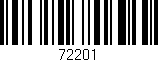 Código de barras (EAN, GTIN, SKU, ISBN): '72201'