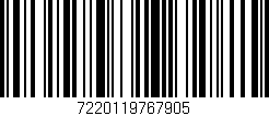 Código de barras (EAN, GTIN, SKU, ISBN): '7220119767905'