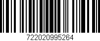 Código de barras (EAN, GTIN, SKU, ISBN): '722020995264'