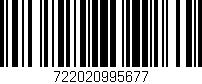 Código de barras (EAN, GTIN, SKU, ISBN): '722020995677'