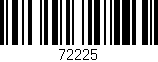 Código de barras (EAN, GTIN, SKU, ISBN): '72225'