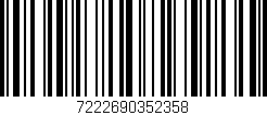 Código de barras (EAN, GTIN, SKU, ISBN): '7222690352358'