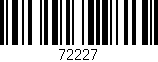 Código de barras (EAN, GTIN, SKU, ISBN): '72227'