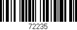 Código de barras (EAN, GTIN, SKU, ISBN): '72235'