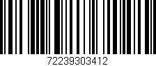 Código de barras (EAN, GTIN, SKU, ISBN): '72239303412'