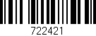Código de barras (EAN, GTIN, SKU, ISBN): '722421'