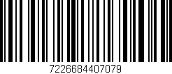 Código de barras (EAN, GTIN, SKU, ISBN): '7226684407079'