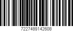 Código de barras (EAN, GTIN, SKU, ISBN): '7227489142608'