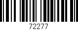 Código de barras (EAN, GTIN, SKU, ISBN): '72277'