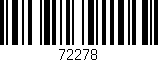 Código de barras (EAN, GTIN, SKU, ISBN): '72278'