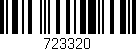 Código de barras (EAN, GTIN, SKU, ISBN): '723320'