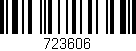 Código de barras (EAN, GTIN, SKU, ISBN): '723606'
