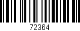 Código de barras (EAN, GTIN, SKU, ISBN): '72364'