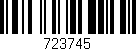 Código de barras (EAN, GTIN, SKU, ISBN): '723745'