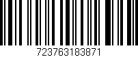 Código de barras (EAN, GTIN, SKU, ISBN): '723763183871'