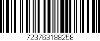 Código de barras (EAN, GTIN, SKU, ISBN): '723763188258'