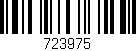 Código de barras (EAN, GTIN, SKU, ISBN): '723975'