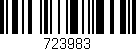Código de barras (EAN, GTIN, SKU, ISBN): '723983'
