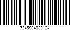 Código de barras (EAN, GTIN, SKU, ISBN): '7245984930124'