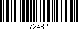 Código de barras (EAN, GTIN, SKU, ISBN): '72482'