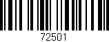 Código de barras (EAN, GTIN, SKU, ISBN): '72501'