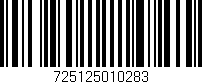 Código de barras (EAN, GTIN, SKU, ISBN): '725125010283'