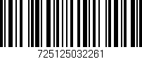 Código de barras (EAN, GTIN, SKU, ISBN): '725125032261'