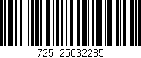 Código de barras (EAN, GTIN, SKU, ISBN): '725125032285'