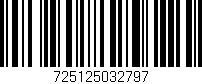 Código de barras (EAN, GTIN, SKU, ISBN): '725125032797'