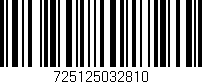 Código de barras (EAN, GTIN, SKU, ISBN): '725125032810'