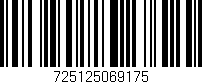 Código de barras (EAN, GTIN, SKU, ISBN): '725125069175'