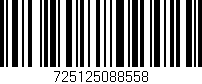 Código de barras (EAN, GTIN, SKU, ISBN): '725125088558'