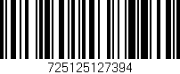 Código de barras (EAN, GTIN, SKU, ISBN): '725125127394'