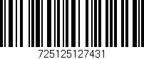 Código de barras (EAN, GTIN, SKU, ISBN): '725125127431'