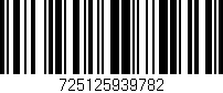 Código de barras (EAN, GTIN, SKU, ISBN): '725125939782'