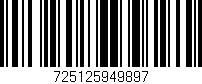 Código de barras (EAN, GTIN, SKU, ISBN): '725125949897'