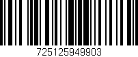 Código de barras (EAN, GTIN, SKU, ISBN): '725125949903'