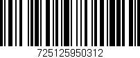 Código de barras (EAN, GTIN, SKU, ISBN): '725125950312'